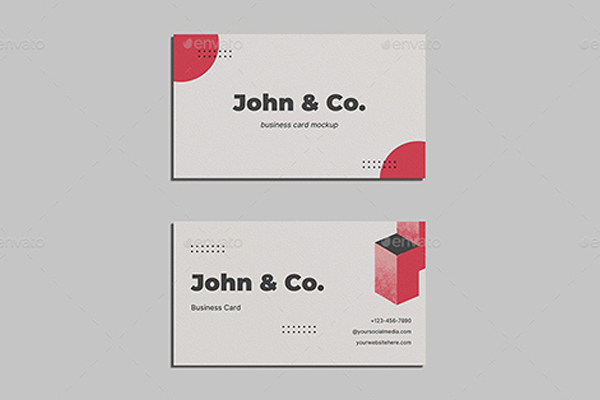 Textured Business Cards Mockups – Unique Designs for High-End Branding | Editable PSD and AI File Formats